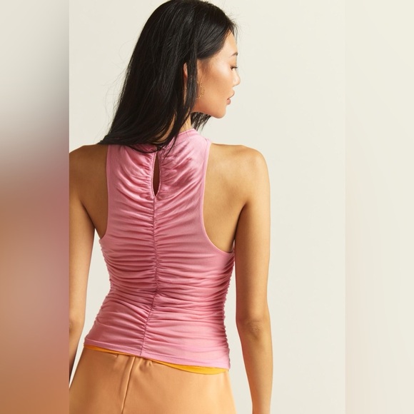 NWOT - Pilcro by Anthropologie Ruched Reversible Tank - Size M - Picture 2 of 5